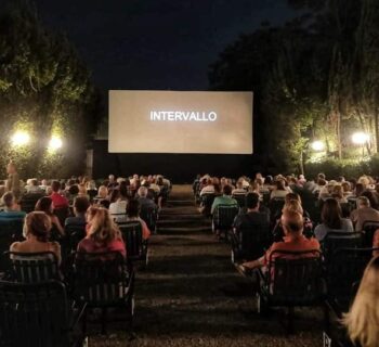 open air cinema in palazzo pitti