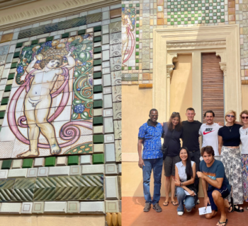 liberty style in Viareggio and students