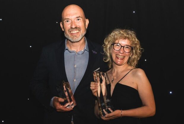 Chiara and Wolfango at STM Awards 2025