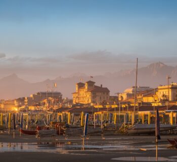 Sunset in Viareggio