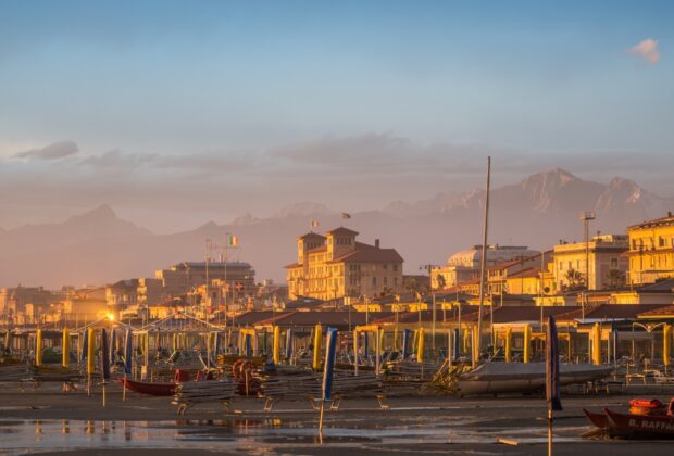 Sunset in Viareggio