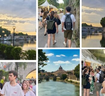 Rome Through Sunsets and Evenings Along the Tiber