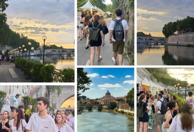 Rome Through Sunsets and Evenings Along the Tiber